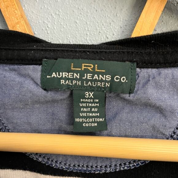 Lauren Ralph Lauren Striped Henley - Picture 2 of 3